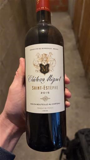 Bordéus Saint-Estèphe Château Mignot 2015