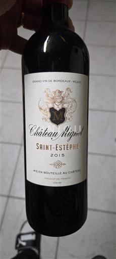 Bordeaux Saint-Estèphe Château Mignot 2015