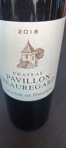 Burdeos Lalande-de-Pomerol Pavillon Beauregard 2018
