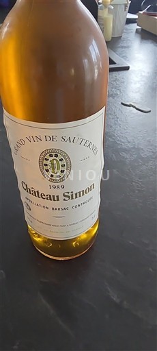 Bordeaux Barsac Château Simon 1989