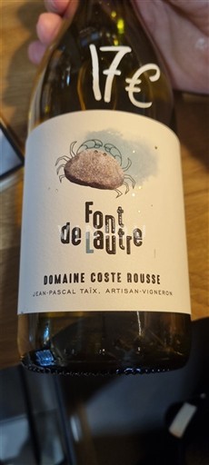 Languedoc Ospecificerad Domaine Coste Rousse Font de l'Autre Icke årgångsbetecknad