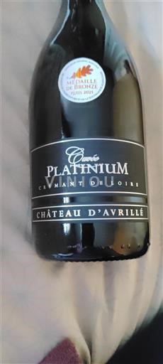 Thung lũng sông Loire Crémant-de-loire Château Avrillé Platinium Không niên vụ
