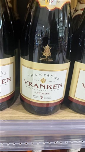 Vin Effervescent Blanc brut Fondateur Vranken Non millésimé Francuska Шампања Šampanjac AOC