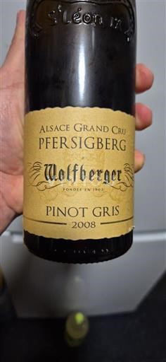 Alsace Không được chỉ định Grand Cru Wolfberger 2008