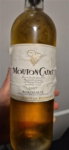 Bordeaux Baron Philippe de Rothschild Mouton Cadet 2007