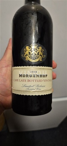 Pobrežní oblast Stellenbosch Morgenhof Cape Late Bottled Vintage 2004