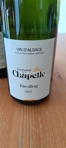 Alsace Không được chỉ định La Chapelle Riesling 2023