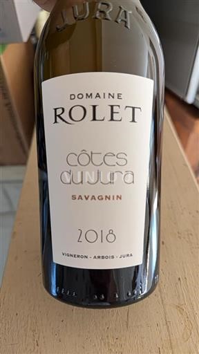 Jura Côtes-du-jura Domaine Rolet 2018