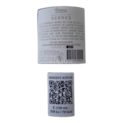 Languedoc Nicht spezifiziert Château Serres L'Heure Dorée 2024