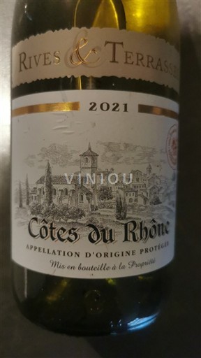 Rhône-dalen Côtes-du-Rhône Rives & Terrasses 2021