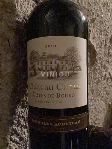 Burdeos Côtes-de-bourg Château Caruel 2019