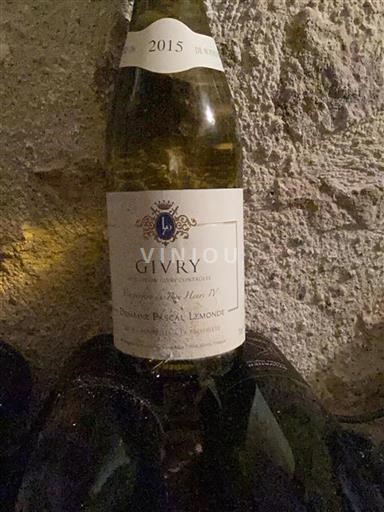 Burgundy Givry Domaine Pascal Lemonde 2015