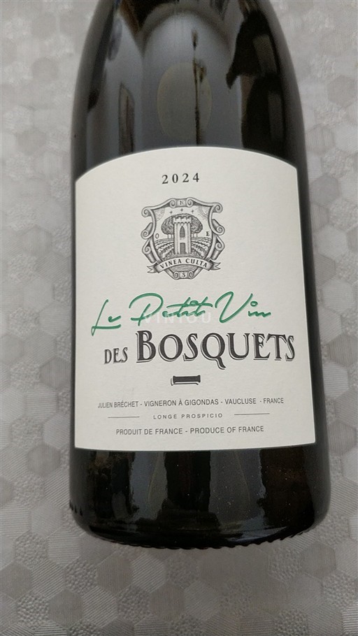 Rhônen laakso Gigondas Le Petit Vin des Bosquets 2024