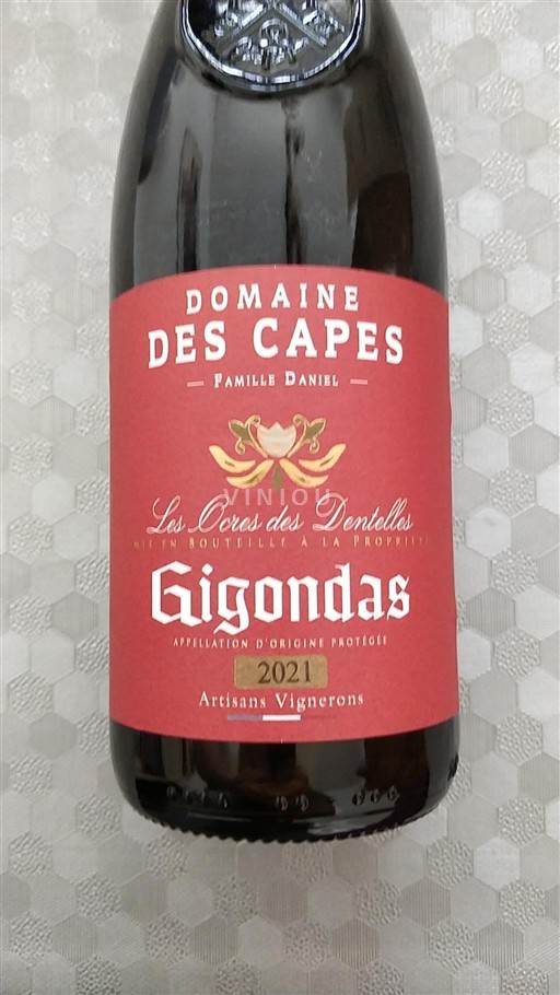 Rhônevallei Gigondas Domaine Des Capes Les Orres des Dentelles 2021