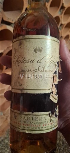 Burdeos Sauternes Château Yquem 1980