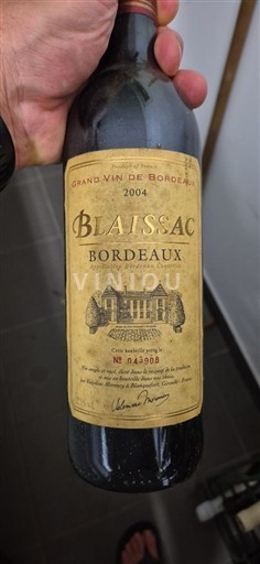 Bordeaux Blaissac 2004