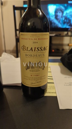Bordeaux Blaissac 2004