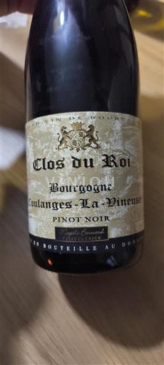 Bourgogne Ikke specificeret Clos du Roi 2022