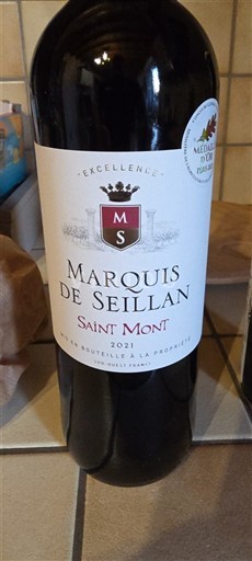 Tây Nam Saint-Mont Marquis de Seillan Excellence 2021