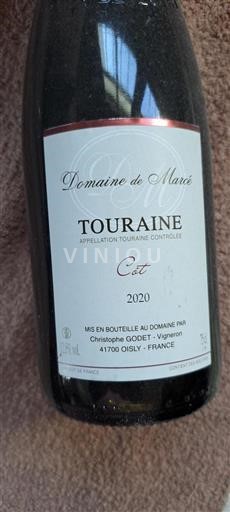 Dolina Loare Touraine Domaine Marcé 2020