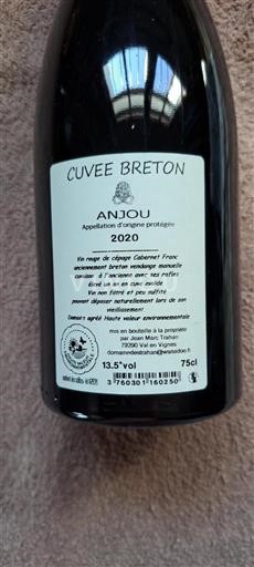 Údolí Loiry Anjou Jean Marc Trahan Cuvee Breton 2020
