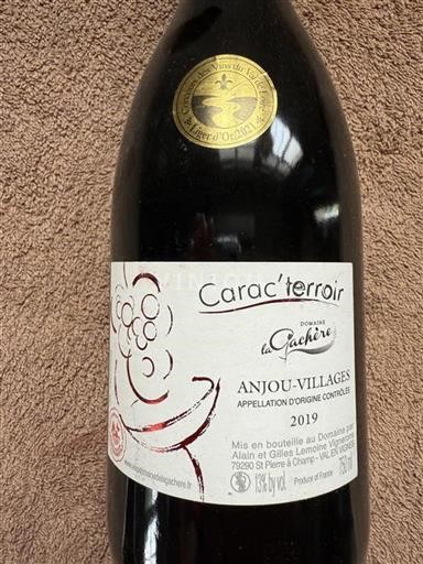 Thung lũng sông Loire Anjou Villages Domaine La Gachère Carac'terroir 2019