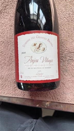 Loiredalen Anjou Villages Domaine Des Grandes Brosses 2010