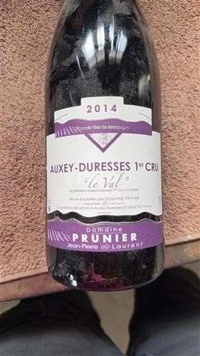 Burgundsko Auxey-Duresses Premier Cru Domaine Prunier Le Val 2014