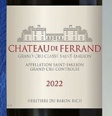 Bordeaux Saint-Émilion Grand Cru Chateau Ferrand 2022