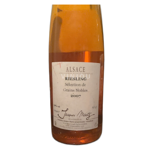 Alsace Riesling Jacques Maert Sélection de Grains Nobles 2007