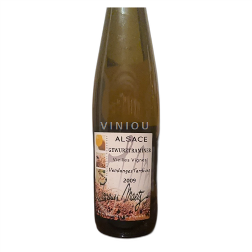 Alsace Gewurztraminer Jacques Maert Vielles Vignes Vendanges Tardives 2009
