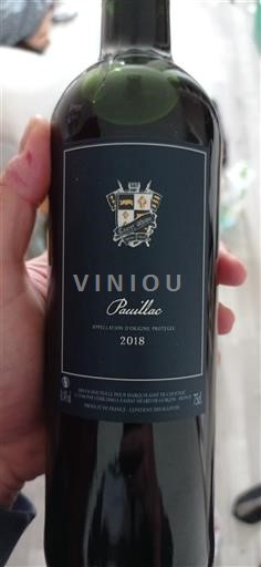 Bordeaux Pauillac Marquis Aimé De Coignac 2018