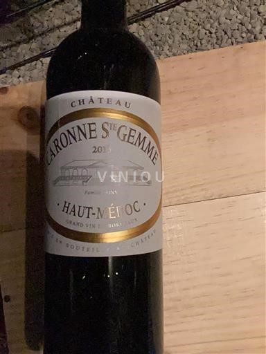 Burdeos Haut-Médoc Château CAronne Ste Gemme 2018