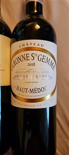 Bordeaux Haut-Médoc Château CAronne Ste Gemme 2018