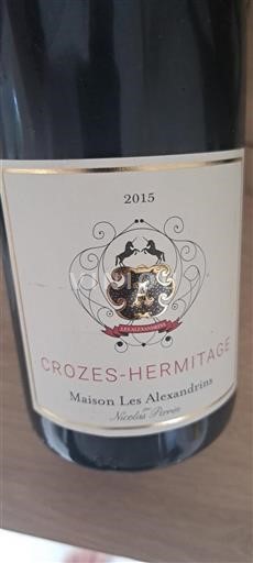 Valle del Ródano Crozes-Hermitage Maison Les Alexandrins 2015