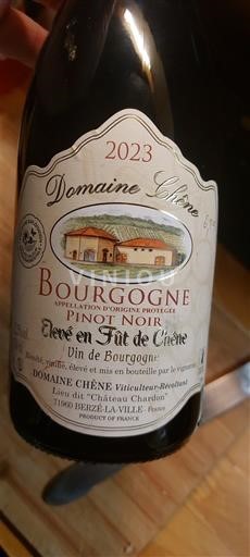 Burgundi Bourgogne Domaine Chêne Élevé en Fût de Chêne 2023