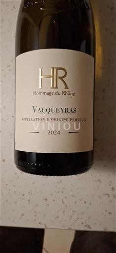 Thung lũng Rhône Vacqueyras Hommage du Rhône 2024