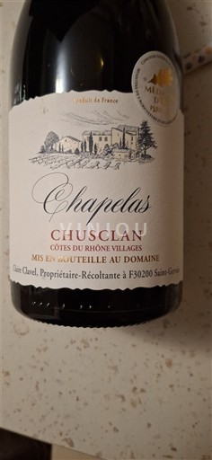 Thung lũng Rhône Không được chỉ định Chapelas Chusclan 2022
