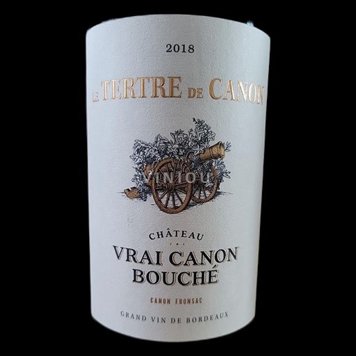 Bordeaux Canon-Fronsac Vrai Canon Bouché Le Tertre de Canon 2018