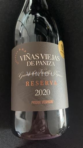 Aragonien Cariñena Viñas Viejas de Paniza Reserva 2020