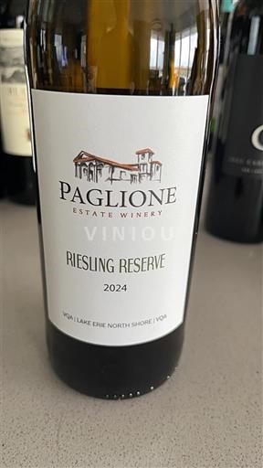Ontario Lake Erie North Shore VQA Paglione Estate Winery Riesling Reserve 2024