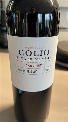 Ontario Lake Erie North Shore VQA Colio Estate Winery Cabernet Sin añada