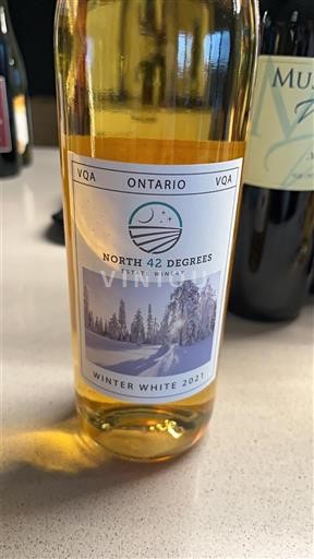 Ontario Lake Erie North Shore VQA North 42 Degrees Estate Winery Winter White 2021