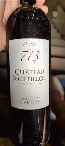 South West Cahors Château Souleillou Prestige 713 2015