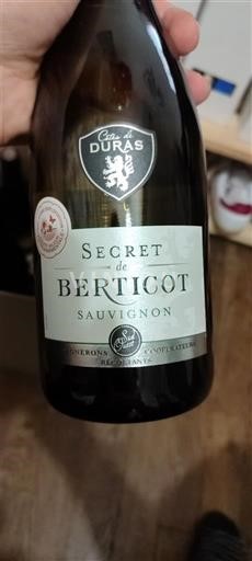 Sudoeste Côtes de Duras Berticot Secret de Berticot Sauvignon Sin añada