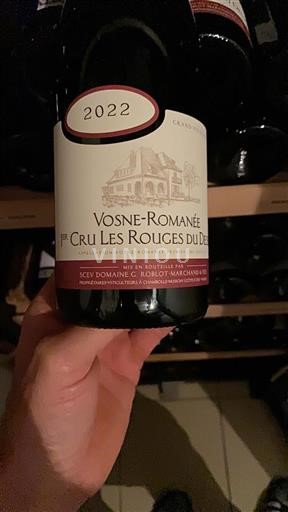 Burgundsko Vosne-romanée Premier Cru Domaine G. Roblot-Marchand & Fils Les Rouges du Dessus 2022