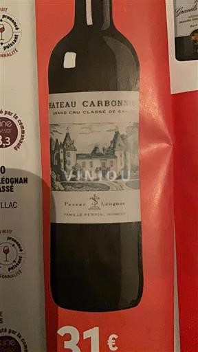 Bordeaux Pessac-Léognan Grand Cru Classé Château Carbonnieux Non-Vintage