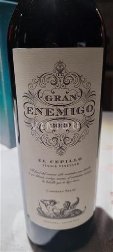 Mendoza Không được chỉ định Gran Enemigo El Cepillo Single Vineyard 2020