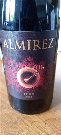 Vine Rouge sec Almirez Bodega Teso La Monja 2018 Spanien Castilien og León Toro DO