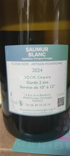 Loire Valley Saumur SCEA Les Meribelles 2024